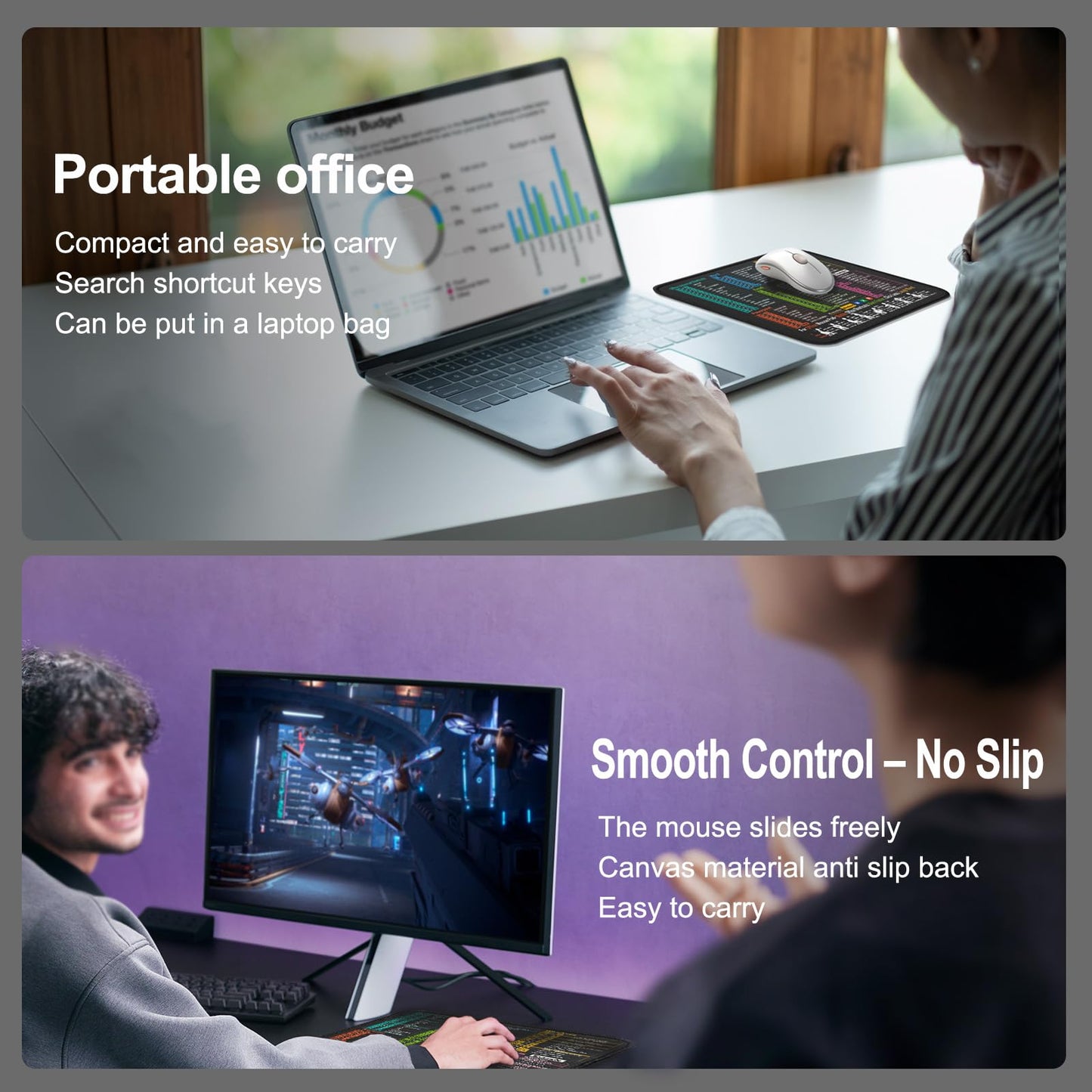 Mouse Pad for Excel/Word/PowerPoint/Windows Shortcuts