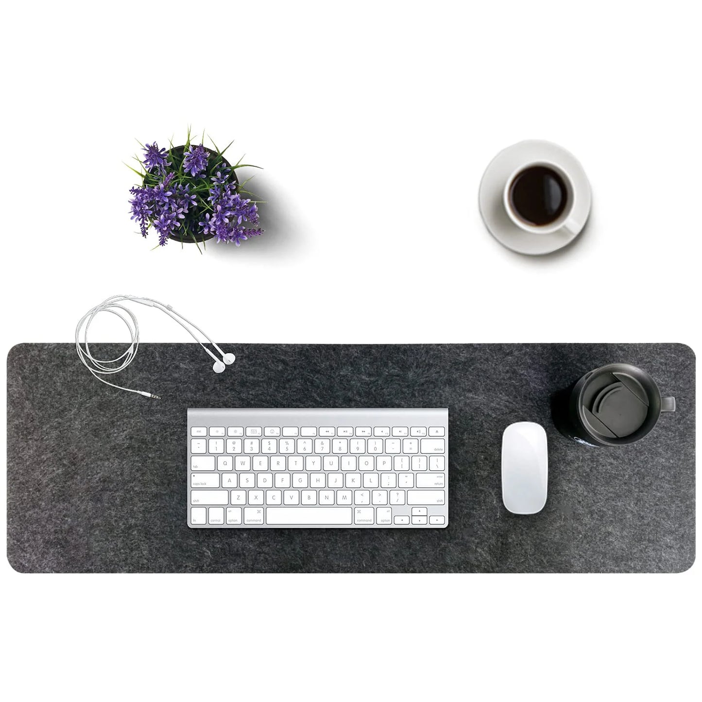Large Felt Mouse Pad and Keyboard Mat