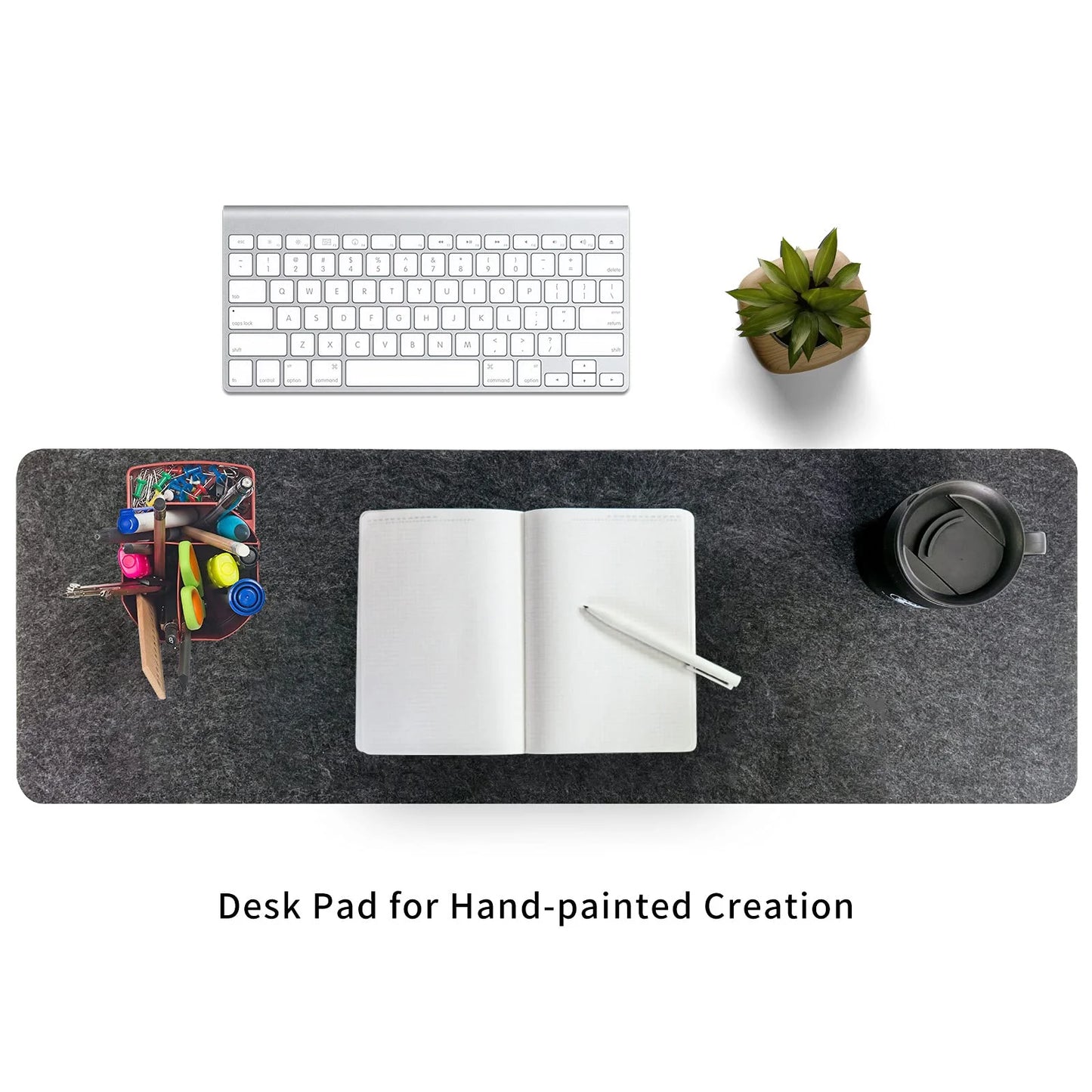 Large Felt Mouse Pad and Keyboard Mat