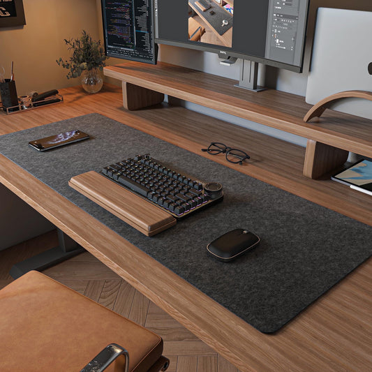 Large Felt Mouse Pad and Keyboard Mat
