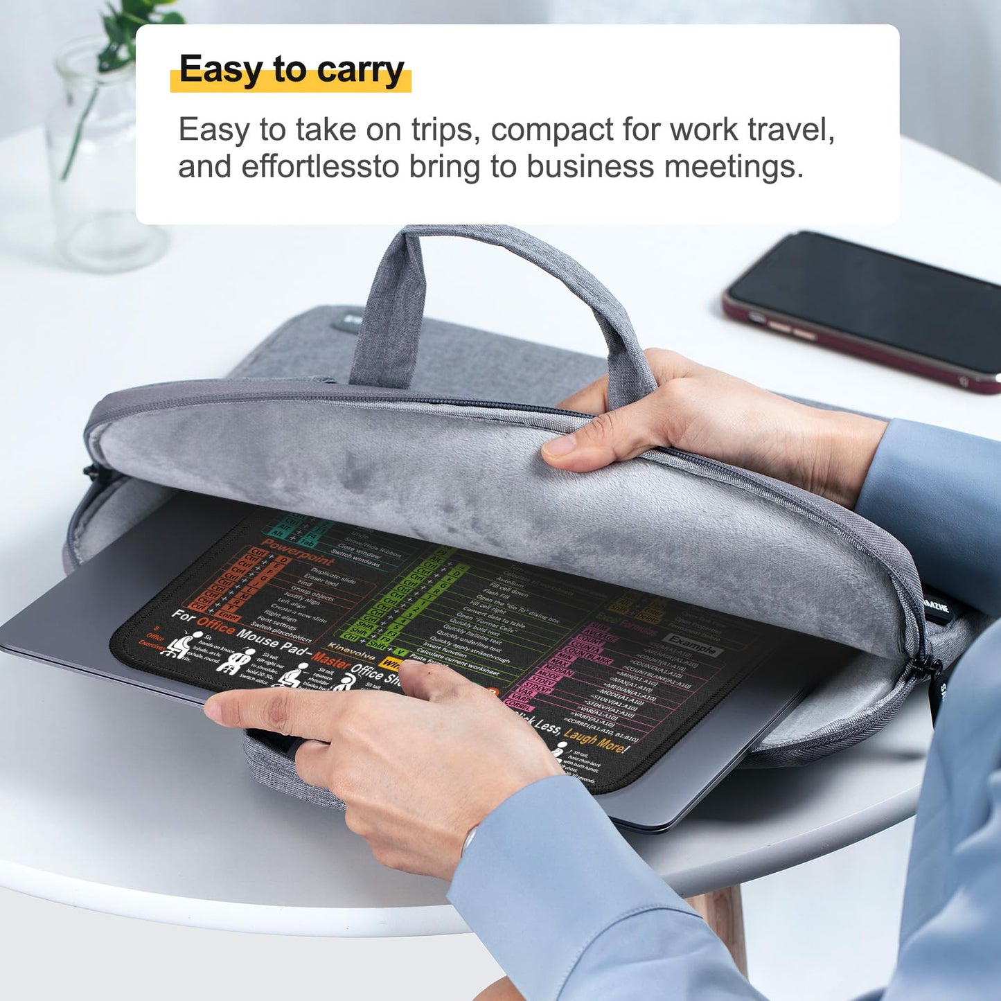 Mouse Pad for Excel/Word/PowerPoint/Windows Shortcuts
